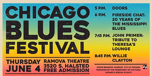 Chicago Blues Festival at Ramova Theatre