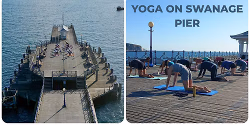 Yoga on Swanage Pier
