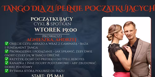 TANGO DLA ZUPE\u0141NIE POCZ\u0104TKUJ\u0104CYCH \/\/ zaj\u0119cia od maja