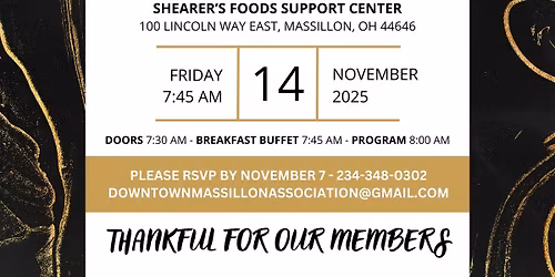 Annual Member's Breakfast 