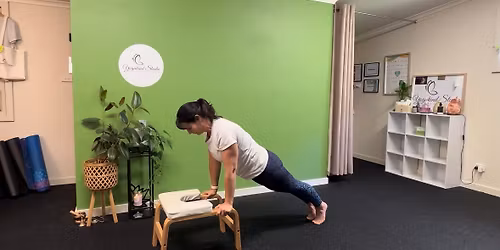 Sunrise Vinyasa Yoga with benches