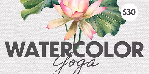 Watercolor yoga