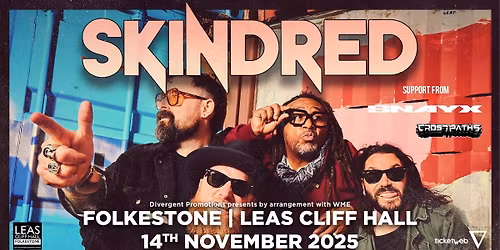 Skindred at Leas Cliff Hall, Folkestone