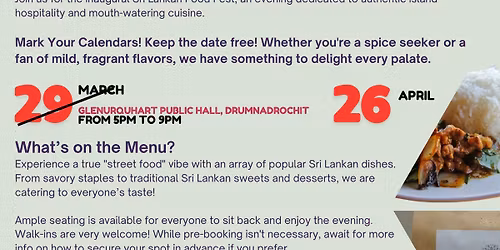 Sri Lankan Food Fest