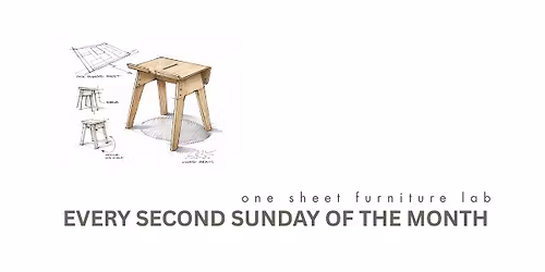 One Sheet Furniture Lab Berlin: Design & Build a Plywood Stool in One Day