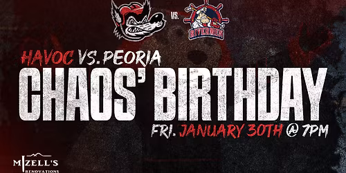 Parking Peoria Rivermen at Huntsville Havoc