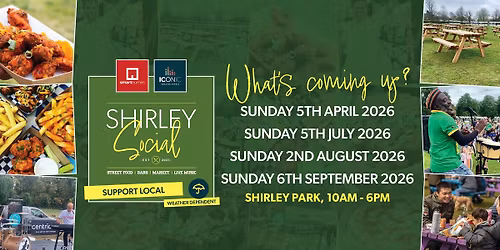 Shirley Social - Sunday 5th April 2026