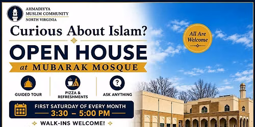 Mubarak Mosque Open House | Curious About Islam?