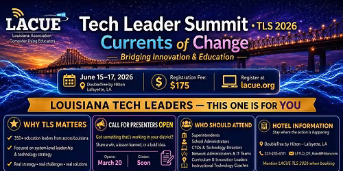 LACUE: Tech Leader Summit 2026 — DoubleTree by Hilton Hotel Lafayette