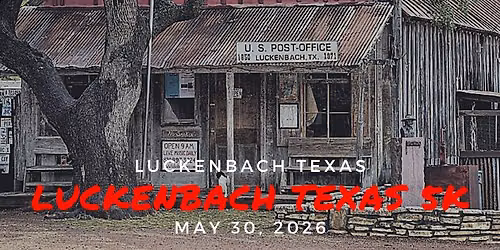 Luckenbach Texas 5k 