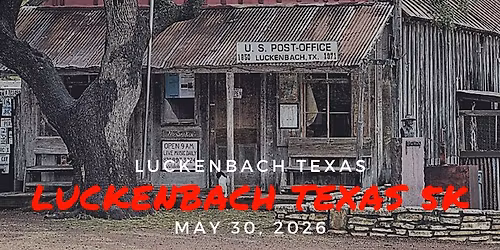 Luckenbach Texas 5k 