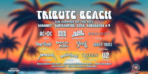 Tribute Beach 2026  \ud83d\udca5  The Summer of the 80s \u2013 Live on the Beach