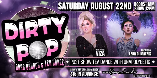 DIRTY POP: Drag Brunch and Tea Dance