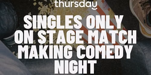 Wednesday  | On-Stage Matchmaking Comedy Night | Bar Blij