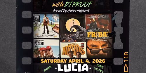 Soundtrack Night with DeeJay Proof 