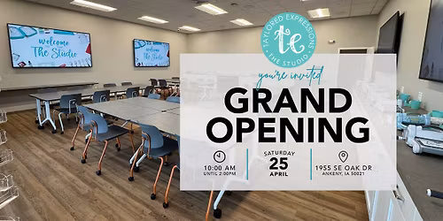 TE Studio Classroom Grand Opening - Open House! 