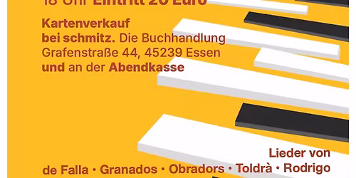 IN SPANISCHEN G\u00c4RTEN WANDELN - Ein spanischer Liederabend