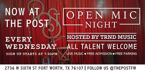 Open Mic Night at The Post