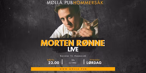 LIVE med Morten Rønne på Møllå pub 🎶