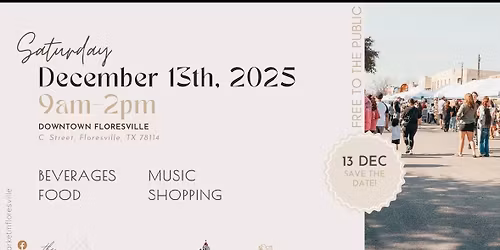 The Market in Floresville \/\/ Dec 13 Pop - Up 