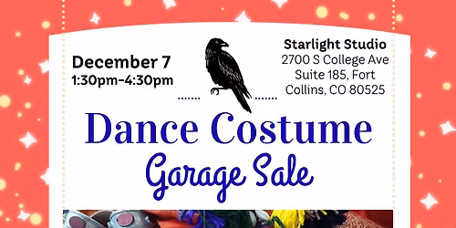 Dance Costume Garage Sale