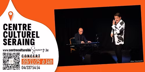 Spectacle de cabaret\/chansons fran\u00e7aises \ud83c\udfb6 par Michel Desaubies, accompagn\u00e9 au piano par Andr\u00e9 Meuw