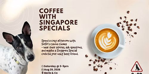 Coffee with Singapore Specials August 2026
