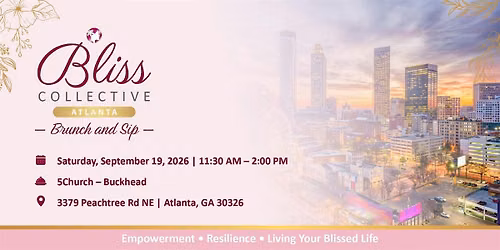 Bliss Collective: Brunch & Sip - Atlanta Event - September 19th
