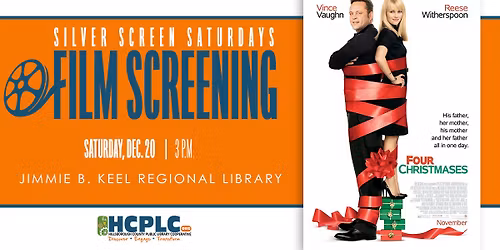 Silver Screen Saturdays: Four Christmases (PG-13)