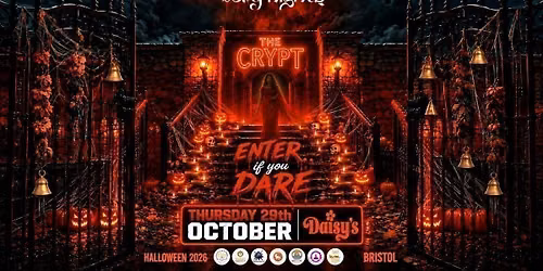 Bollynights Bristol - Halloween - THE CRYPT | Thursday 29th October @ Daisys 