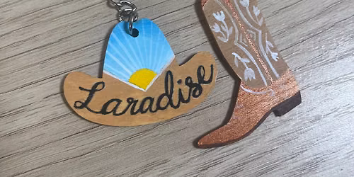 Drop-in Cowboy Keychain Painting!