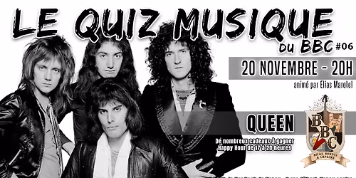 Le QUIZZ MUSIQUE \ud83c\udfb5 sp\u00e9cial "QUEEN"