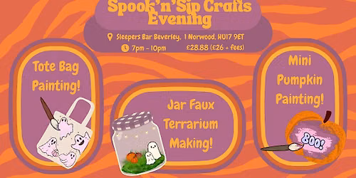 Spook'n'Sip Crafts Evening