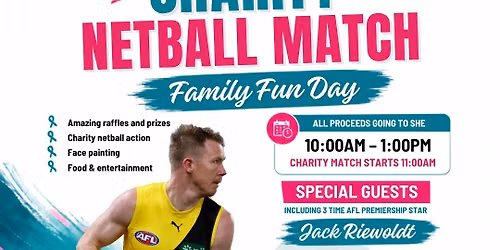 Charity Netball Match & Family Fun Day