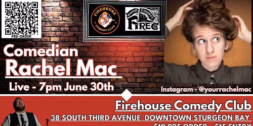 Firehouse Comedy Presents Cat Tervo & Rachel Mac!