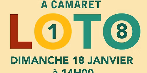 GRAND LOTO DE L'APEL SAINT ANDEOL - CAMARET SUR AYGUES - VAUCLUSE