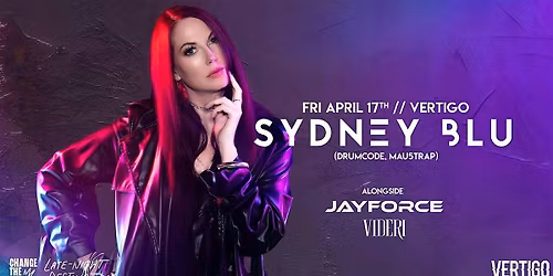 Vertigo \u22c4\u22c4 SYDNEY BLU | Fri April 17