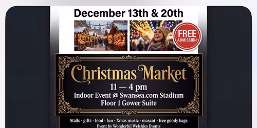 Swansea stadium Xmas market part 2