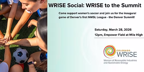 WRISE CO Game Day in support of the new Denver NWSL team!