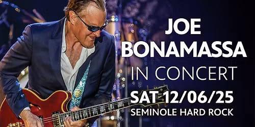 Joe Bonamassa in Concert