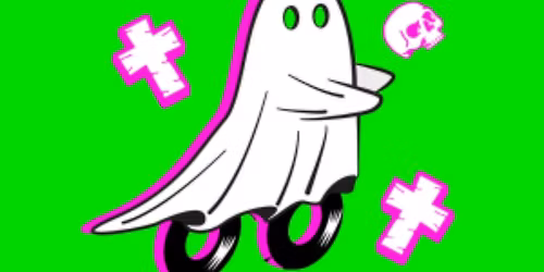 Under 16's Kids Spooky Wheeled Disco