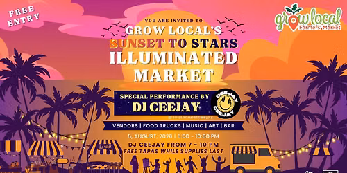 Sunset to Stars Illuminated Market