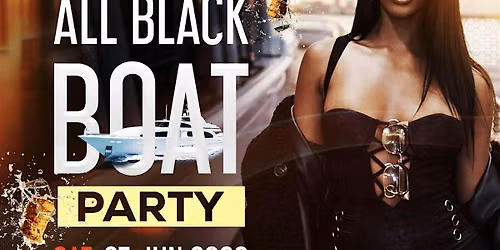 All Black Boatparty