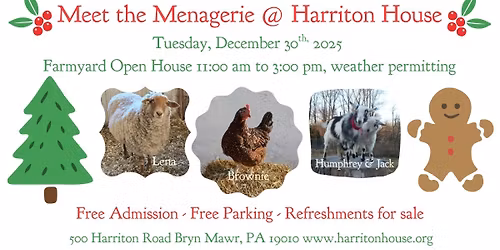 Meet the Menagerie @ Harriton House