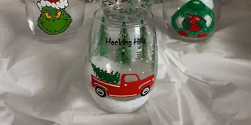 Paint & Sip: Holiday Wine Glass Painting