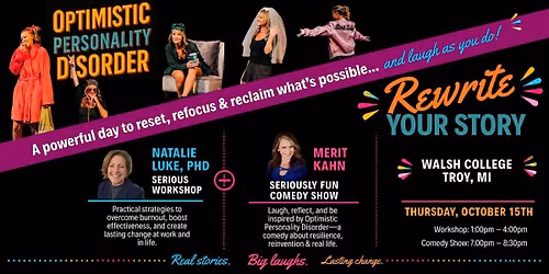 Troy, MI: Rewrite Your Story with Optimistic Personality Disorder