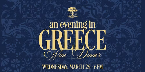 An Evening in Greece Wine Dinner