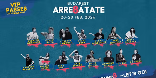 Arrebatate Cuban Salsa Festival 2026 Budapest Official