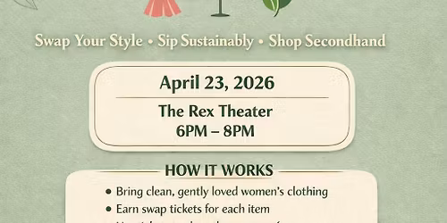 \ud83c\udf0e\u267b\ufe0f SIP & SWAP \u2013 Ladies Night at The Rex