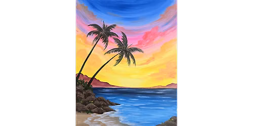 Aloha Afterglow - Paint and Sip in Sacramento | Classpop!\u2122